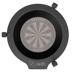 Scolia Home Spark Bundle | mit Kamera, Beleuchtung & Surround | Steeldart-Autoscoring-System, Surround Farbe: Schwarz