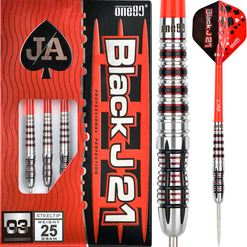 One80 - Black J 21 03 - Steeldarts, Gewicht: 23