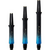 L-Style - Carbon L-Shaft Lock Straight TwoTone - Blau, Länge: 190