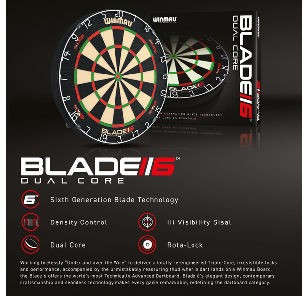 Winmau - Blade 6 Dual Core - Dartboard, 3 image