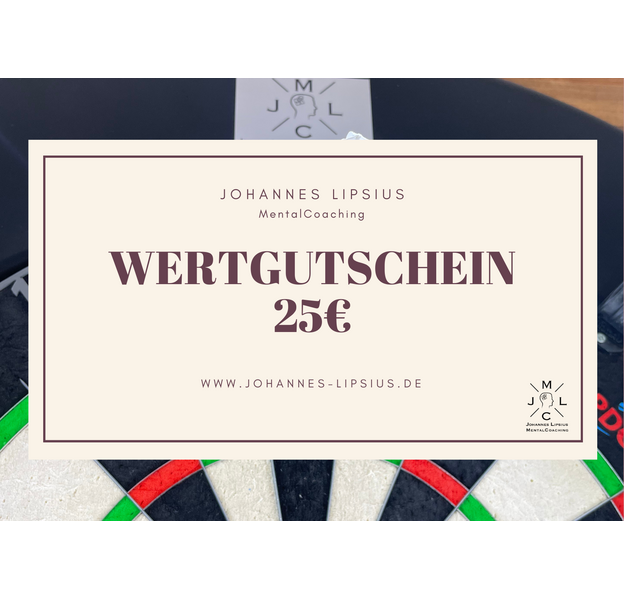 Wertgutschein 25€ - Mentalcoaching