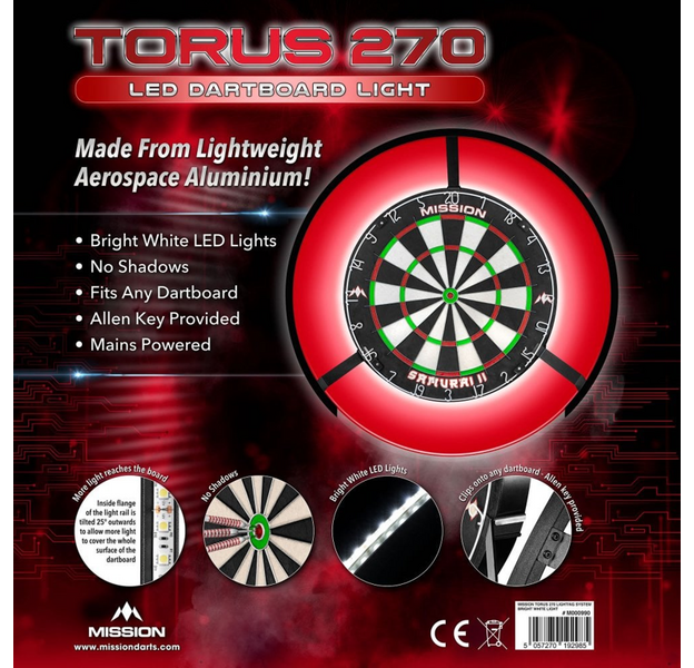 Mission - Torus 270 LED Dartboard Beleuchtung, 13 image