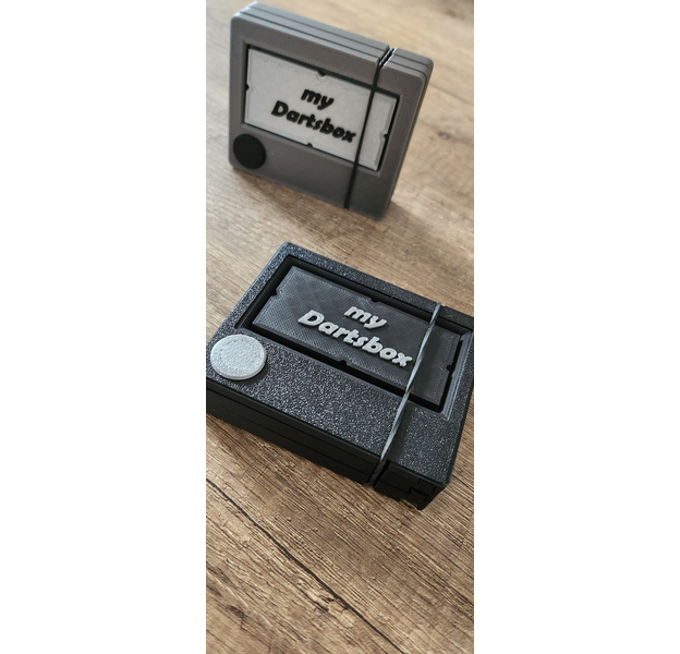 1 - Dartsbox für Swisspoint System, Gewünschte Farbe: Schwarz