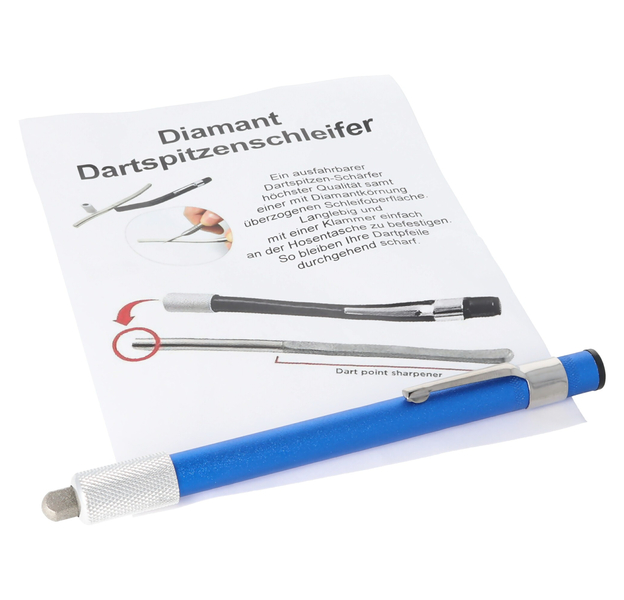 Diamant Dartspitzen Schleifer, Diamond Point Sharpener, blau od. türkis, 4 image