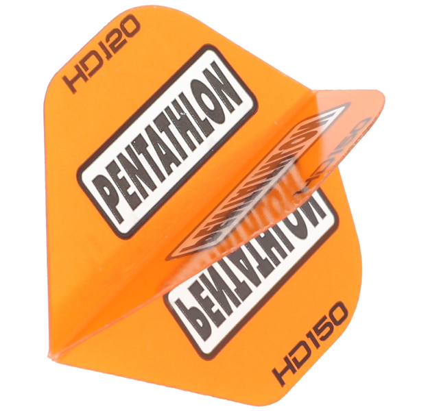 Pentathlon HD150 Dart Flights orange, 3 Stück mit 150 Micron, 3 image
