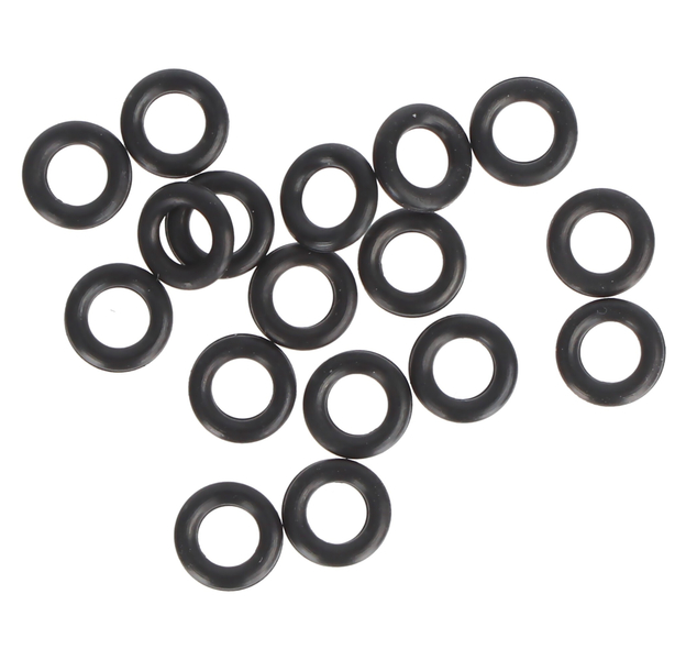 Schaftgummiringe schwarz, 20 Stück, Durchmesser ca. 0,4cm, 3 image