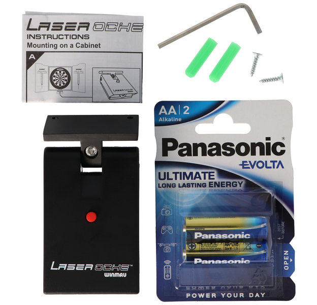 Laser Oche von Winmau HighTech Laser inklusive 2 Panasonic Alkaline Batterien, 8 image