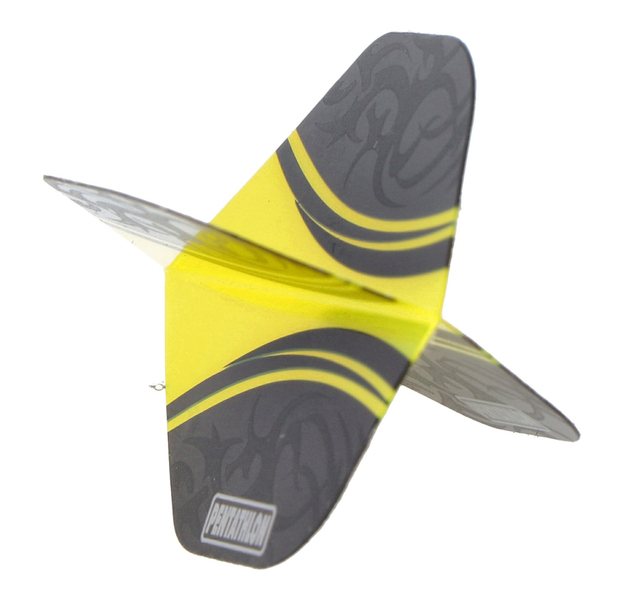 Pentathlon Flights gelb/schwarz, 3 Stück, 7 image