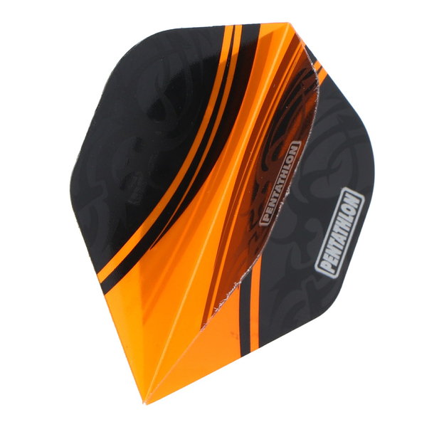 Pentathlon Flights orange/schwarz, 3 Stück, 3 image