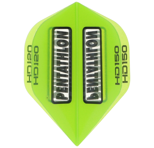 Pentathlon HD150 Dart Flights, grün, 3 Stück, 5 image