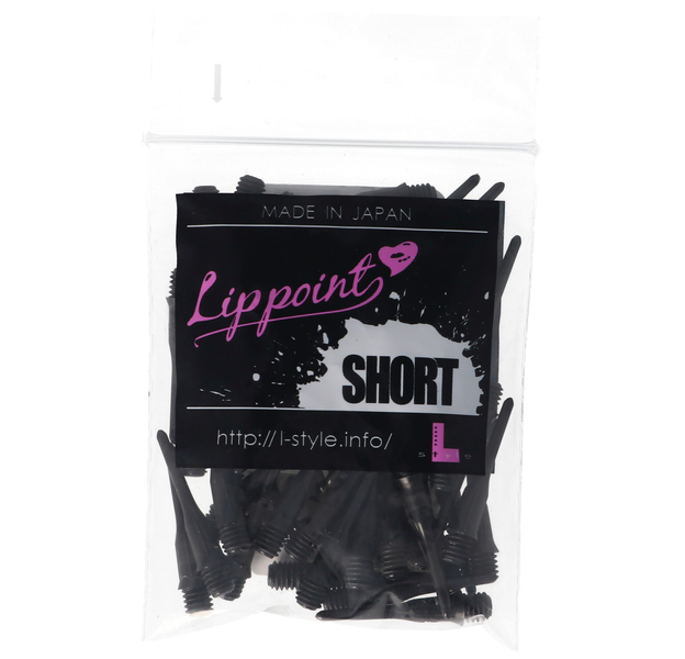 L-Style Lippoint Softdartspitzen, kurz, 50 Stück, schwarz, 5 image