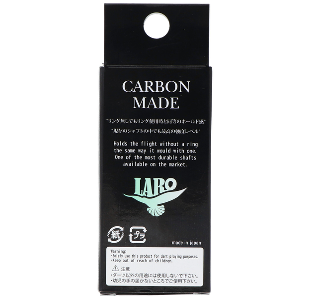 L-Style Schaft Laro Carbon, schwarz, 19mm, 3 Stück, 7 image