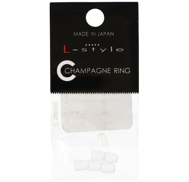L-Style Champagne Ring, transparent, 6 Stück, 3 image