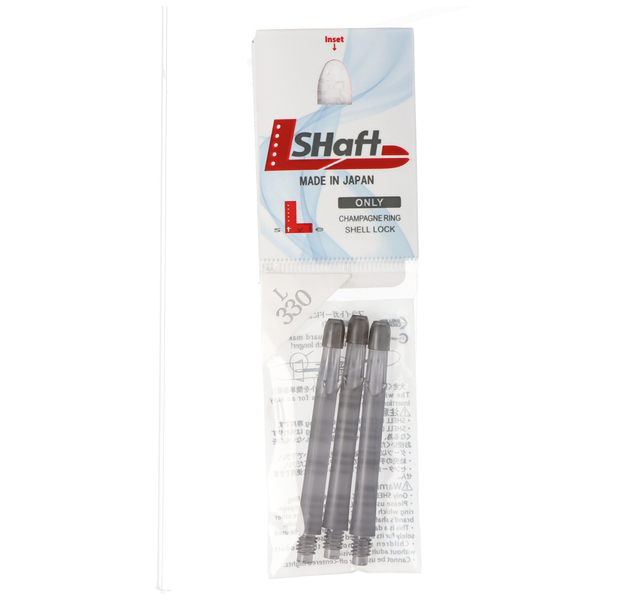 L-Style Schaft Lock Straight, schwarz-klar, 33mm, L330, 3 Stück, 6 image