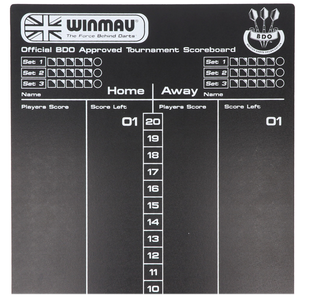 Winmau Schreibtafel Scoreboard 2-seitig, 5 image