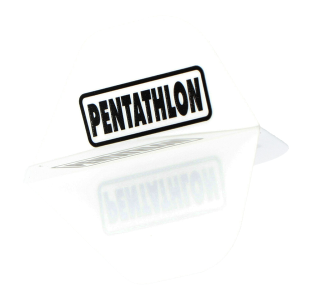 Pentathlon HD100 Dart Flights, weiß, 3 Stück, 3 image