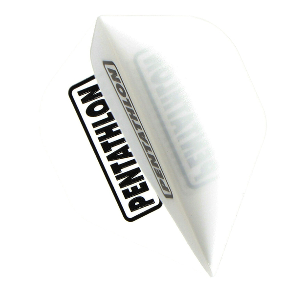 Pentathlon HD100 Dart Flights, weiß, 3 Stück, 5 image