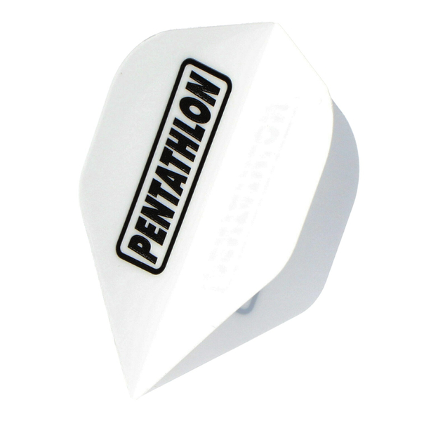 Pentathlon HD100 Dart Flights, weiß, 3 Stück, 4 image