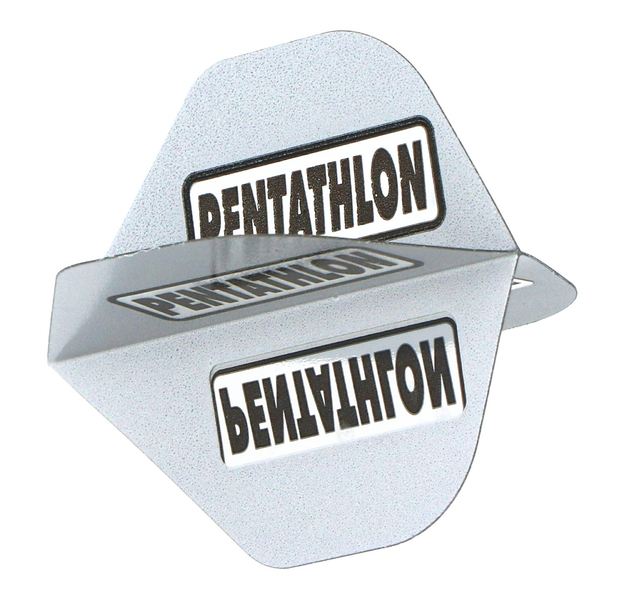 Pentathlon HD100 Dart Flights, silber, 3 Stück, 4 image