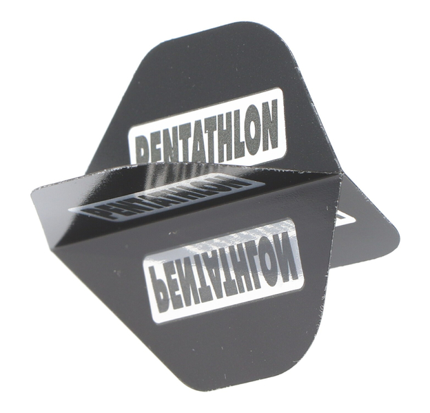 Pentathlon HD100 Dart Flights, schwarz, 3 Stück, 8 image