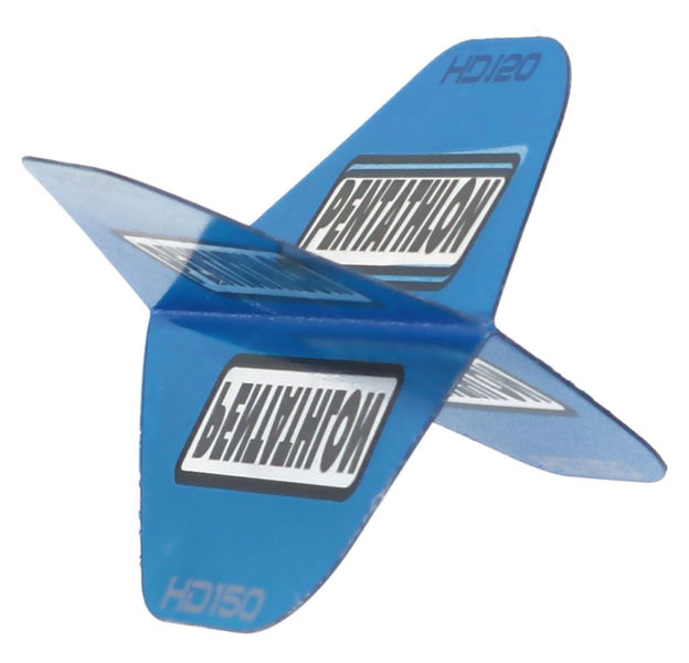 Pentathlon HD150 Dart Flights dunkelblau, 3 Stück 150 Micron, 7 image