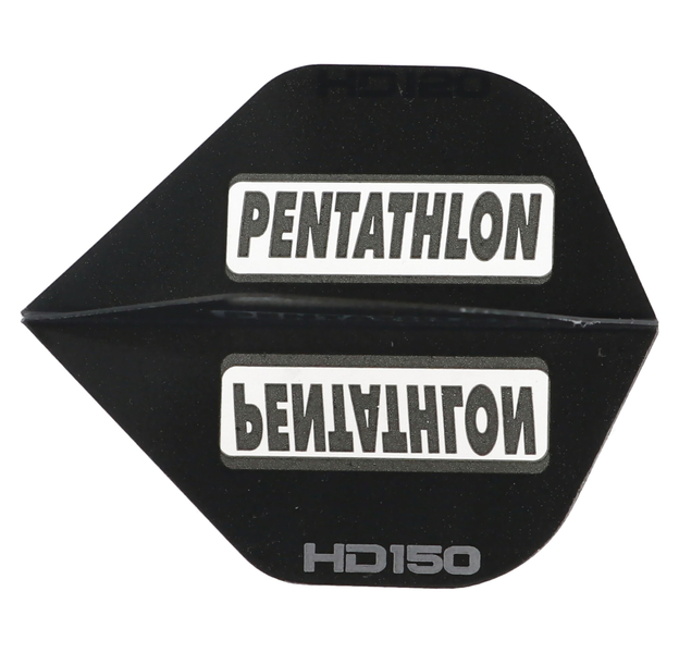 Pentathlon HD150 Dart Flights, schwarz, 3 Stück, 4 image