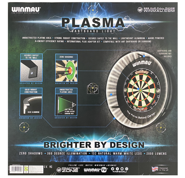 Winmau Plasma Dartboad-Light LED Surround für Blade 6, Version 2023, 2 image