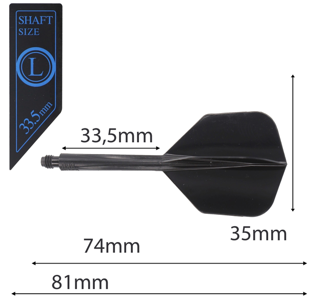 Condor AXE, schwarz, Gr. L, small, 33,5mm, 6 image