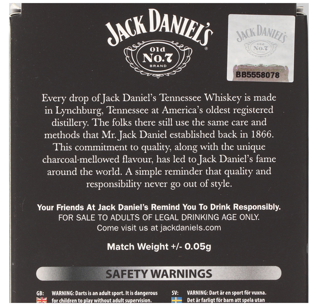 Jack Daniels Steeldart-Set 90%, Old No.7, 23 Gramm, 9 image