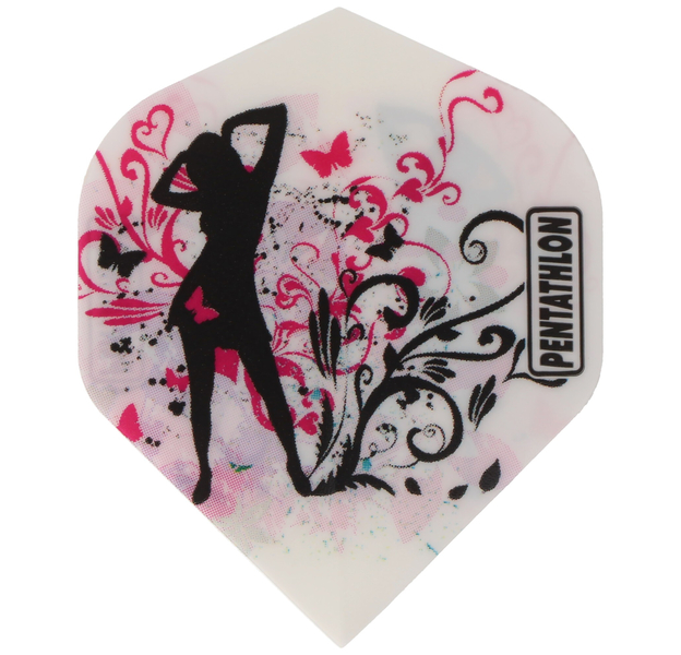 Pentathlon Flight tanzendes Mädchen, pink, rose 3 Stück, 4 image