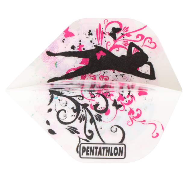 Pentathlon Flight tanzendes Mädchen, pink, rose 3 Stück, 2 image