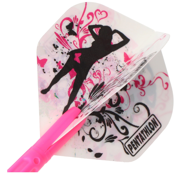 Pentathlon Flight tanzendes Mädchen, pink, rose 3 Stück, 5 image