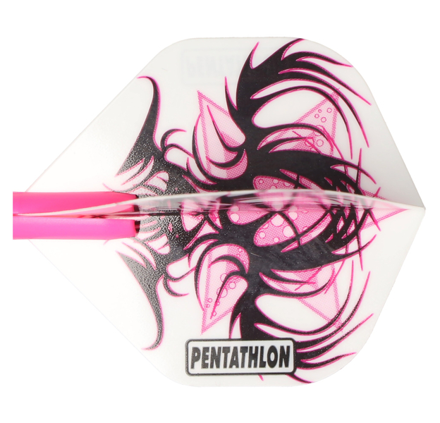 Pentathlon Flight Spinne rosa, 3 Stück, 6 image