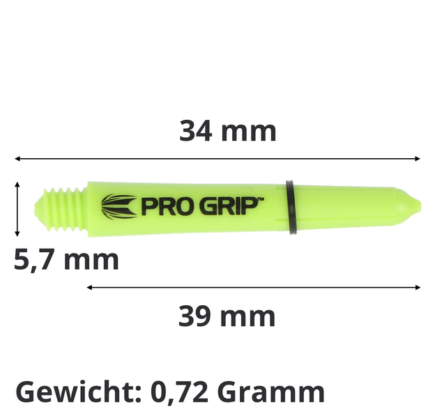 Target Pro Grip Lime Grün Short, 34mm 3 Stück, 6 image