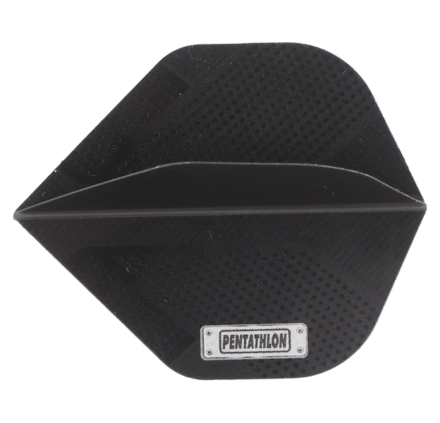 Pentathlon Dartflight, Standard No.2, Plate Platte, schwarz, 3 Stück, 4 image