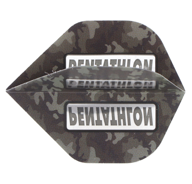 Pentathlon Dartflight, Standard No.2, Window Camouflage grün, 3 Stück, 3 image