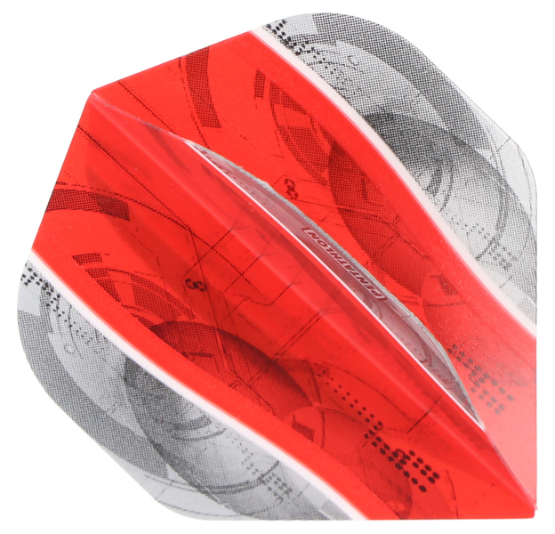 Pentathlon Silver Edge Dartflight, extra stark, Standard, rot, 3 Stück, 2 image
