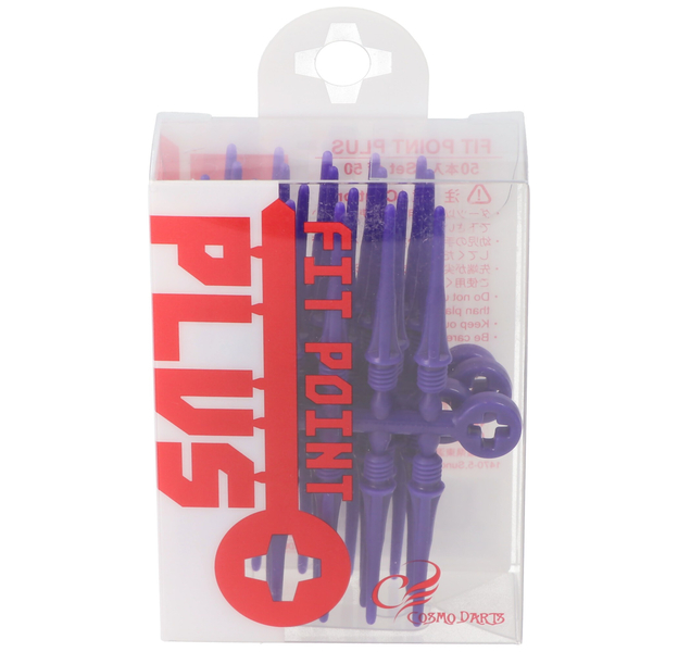 Fit Point Plus Soft Dartspitzen Violett 2ba, 50 Stück, 7 image