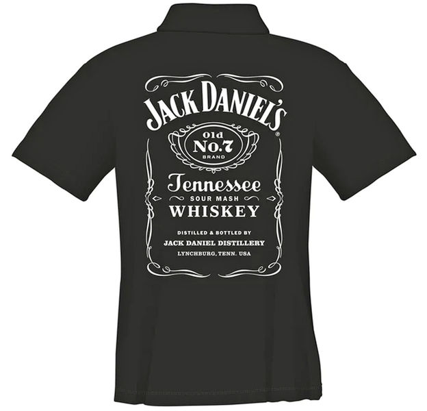 Jack Daniels Soft Feel Dartshirt, Logo Design, schwarz, Gr. XL, 3 image