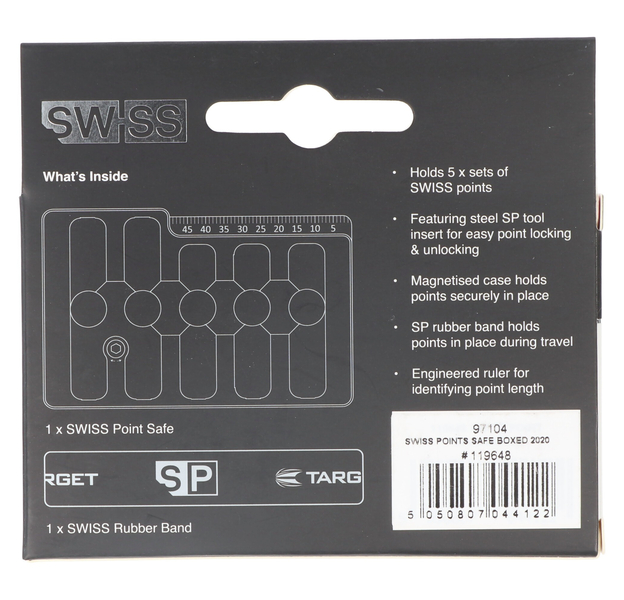 SWISS POINT BOX Aufbewahrung Schwarz mit 5 Magneten, 9 image