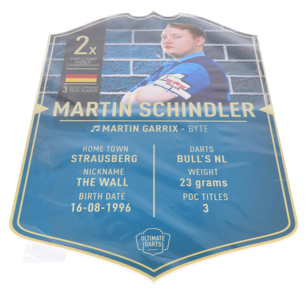 Martin Schindler Fankarte 37x25cm, mit Zusatzinformationen, 4 image