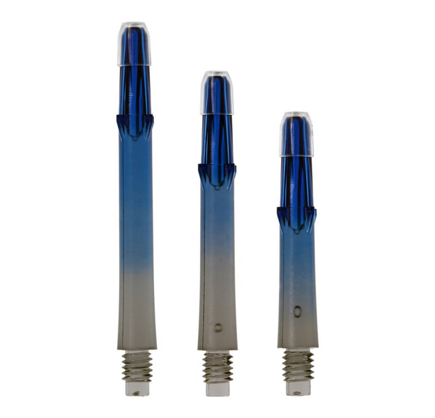 L-Style Locked Straight TwoTone Shafts - Schwarz / Blau, Shaft Länge (mm): 32