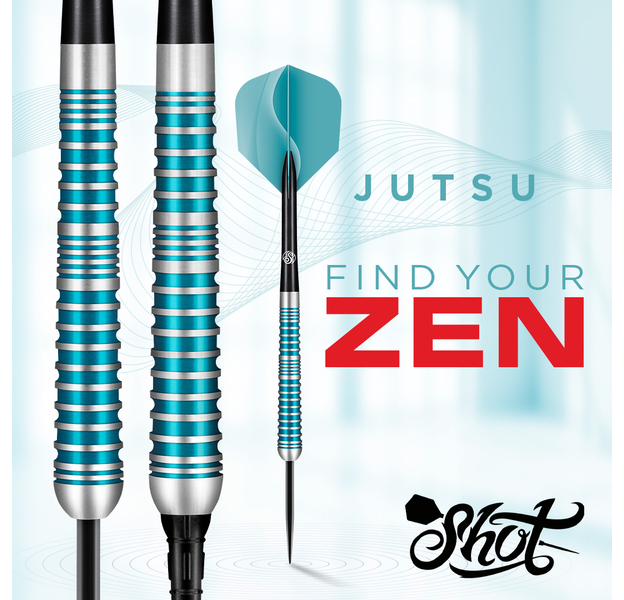 Shot Zen Jutsu 2.0 80% Tungsten Steeldarts, Gewicht: 23, 5 image