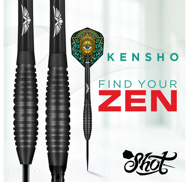 Shot Zen Kensho 90% Tungsten Steeldarts, Gewicht: 26, 5 image