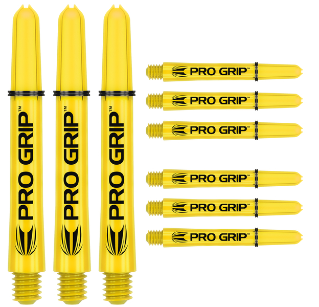 Target Pro Grip Shafts - Gelb, Shaft Länge: Short