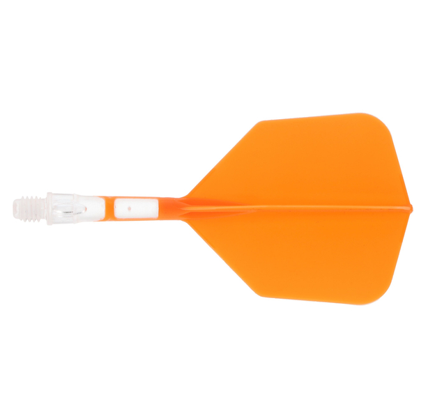 Cuesoul integrierte Dart Flights AK7, Standard S, Orange Transparent, 4 image