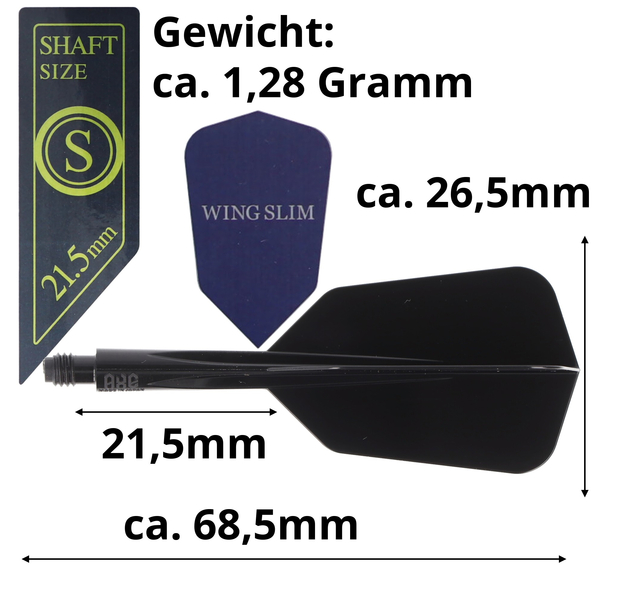 Condor AXE Wingslim S Flight schwarz, 21.5mm, 6 image