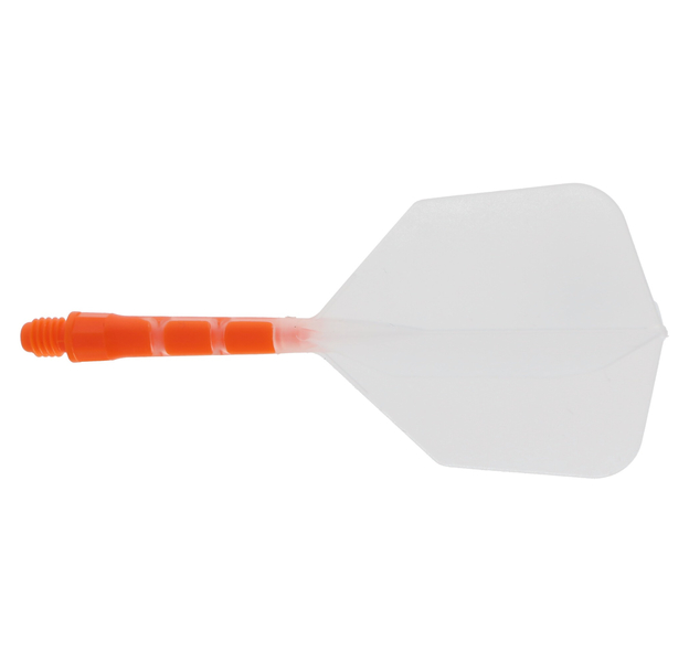Cuesoul integrierte Dart Flights AK7, Standard M, transparent orange, 4 image