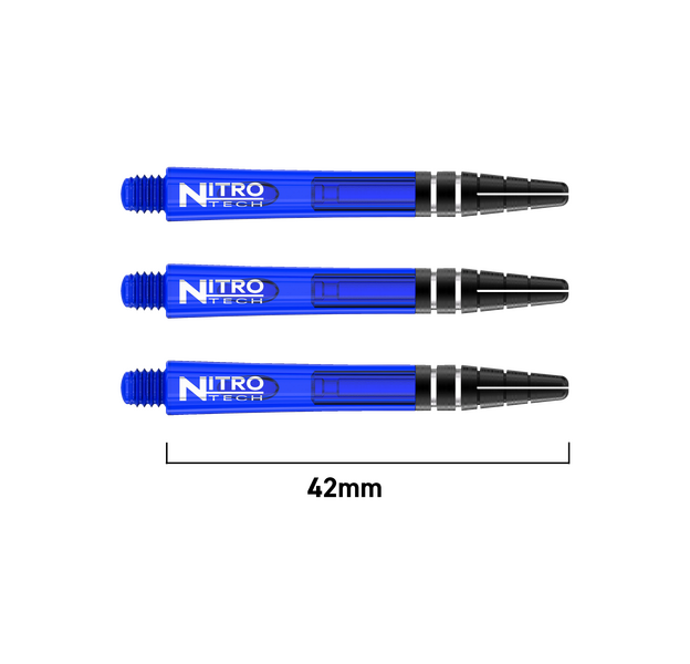 RedDragon Nitrotech Shafts, Farbe: Blau, Shaft Länge: Medium