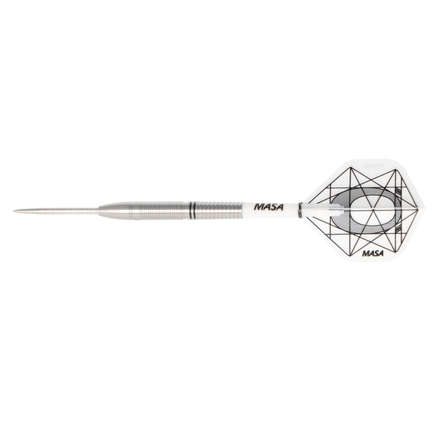 Masa Steeldart Set, 90% Tungsten, silber, 23,6g, 4 image